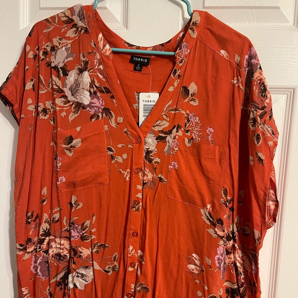 NWT Torrid Dolam Blouse